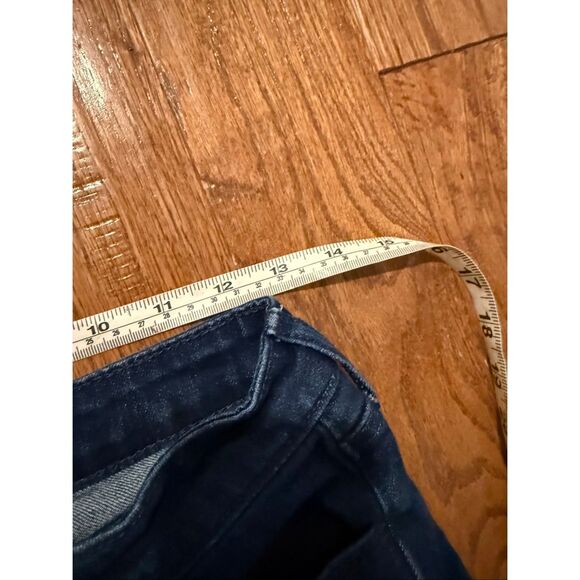 Old Navy Wow high rise wide-leg crop dark wash jeans size 4 petite - Picture 9 of 11